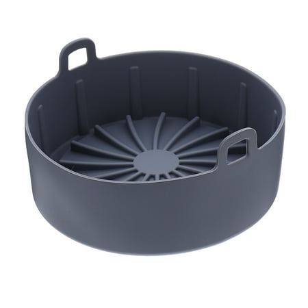 

NUOLUX 1pc Air Fryer Silicone Hand-held Steam Basket Barbecue Plate Multifunctional Pad