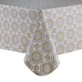 thumbnail image 3 of Clorox  PEVA Vinyl Spill Proof and Wrinkle Resistant Heavy Duty Tablecloth, 60 x 84 Inch, Summer Medallion Summer Medallion - 60" x 102", 3 of 5
