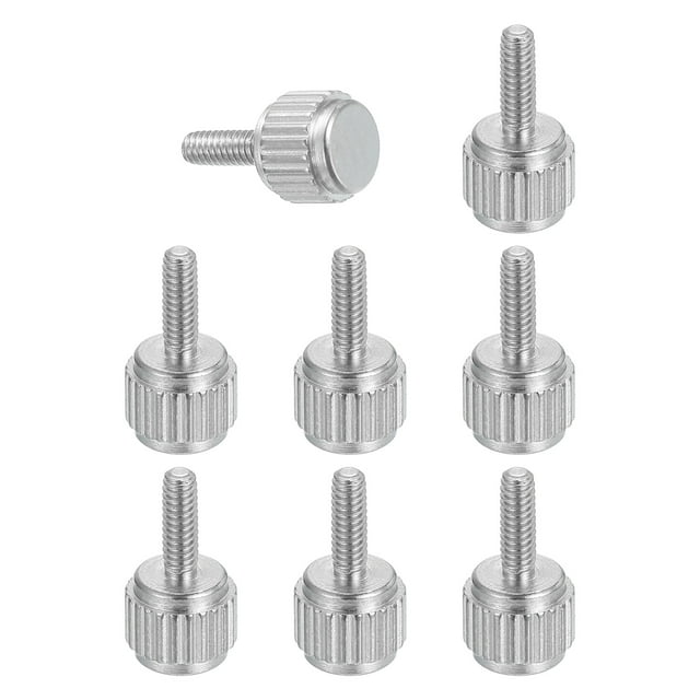 8 Pcs M2 x 6mm Knurled Thumb Screws, Vernier Calipers Locking Screws Bolt