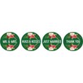 thumbnail image 2 of Darling Souvenir Rustic Wood Wedding Theme Stickers Labels 190 Pcs Party Favor-Green, 2 of 2