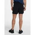 thumbnail image 3 of Athletic Works Men's and Big Men's 2 in 1 Gym Shorts with Liner, 6" & 8" Inseams, Sizes XS-3XL, 3 of 5