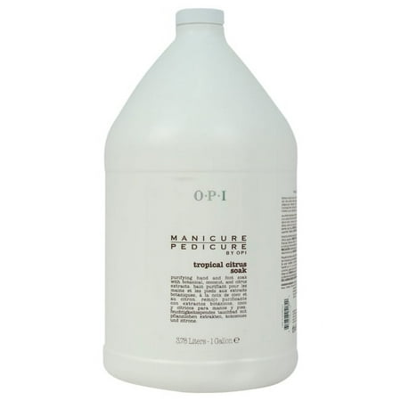 Manicure Pedicure Tropical Citrus Soak by OPI for Unisex - 1 Gallon Bath Soak