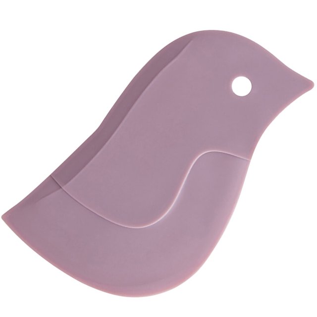 Naiovety Raspador para hornear Forma de animal de aceite para el hogar Raspador de limpieza Rosado