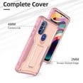 thumbnail image 2 of ExoGuard For Moto G Play 2023 Case, Phone Case with Screen Protector and Kickstand (Pink), 2 of 7