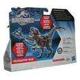thumbnail image 2 of Jurassic World Bashers & Biters Velociraptor Blue Figure, 2 of 2