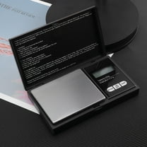 GOOHOCHY Digital Jewelry Scale with 0 01 Gram Precision for Weighing in Stainless Steel and Black Color Compact and Portable 500G 0 01G