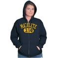thumbnail image 4 of Mathlete Pi Math Student Teacher Zip Up Hoodie Men's Women's Brisco Brands M, 4 of 6