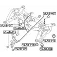 thumbnail image 2 of Febest REAR CROSSMEMBER BUSHING # VLAB-014 OEM 30666697, 2 of 2