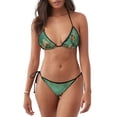 thumbnail image 1 of Fotbe Retro Birds Traje de Baño para Mujer de Dos Piezas – Bikini Sexy de Tirantes Tipo Halter con Diseño Triangular, 1 of 6