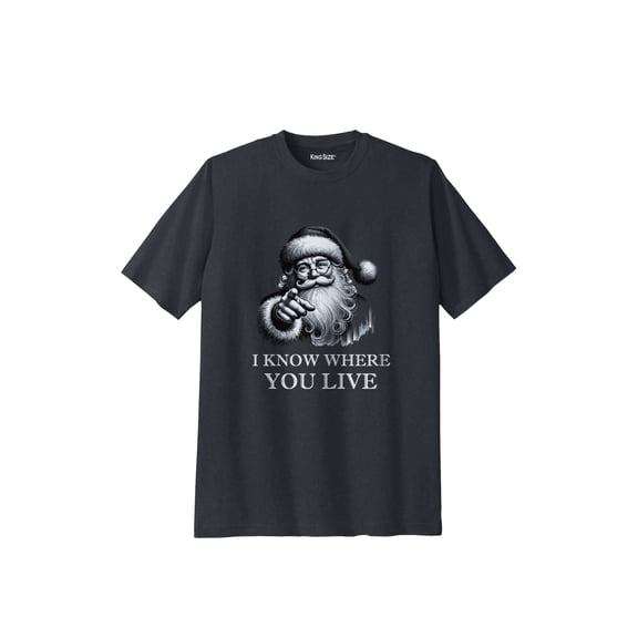 KingSize Men's Big & Tall Seasonal Graphic Tee
