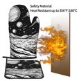 thumbnail image 5 of Bingfone Cosmic Landscape Celestial Art Print Oven Mitts Pot Holders Set 2 PCS for Kitchen for Cooking Grilling Baking BBQ Pot Holders Cook Essentials, 5 of 7