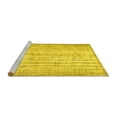 thumbnail image 2 of Ahgly Company Machine Washable Indoor Rectangle Persian Yellow Traditional Area Rugs, 8' x 10', 2 of 4