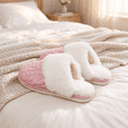 thumbnail image 5 of ssuyfkrb Womens Slippers,Women's Slippers,House Slippers,Non-slip,Cozy,Warm,Pink,42, 5 of 7