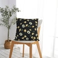 thumbnail image 5 of Pofeuu Daisy Print Double-sided plush pillowcase Square Throw Pillow Covers Pillows Cover for Living Room Bedroom Sofa Couch Cushion Cover（No pillow core）-24"x24", 5 of 7
