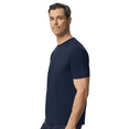 thumbnail image 3 of Gildan Short Sleeve Crewneck T-Shirt for Men, 100% Cotton Lightweight Navy Classic Tee, 6 Pack, S, 3 of 5