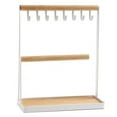 thumbnail image 2 of Ziurtnc Jewelry Storage Rack Large Capacity Jewelry Display Stand Bracelet Necklace Watch Earrings Organization Holder Stable Structure Jewelry Organizer, 2 of 7