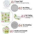 thumbnail image 6 of Cute Avocado Blanket Cartoon Avocado Gifts for Women Girls Soft Flannel Throw Blanket, 50x60 Inch, 6 of 7