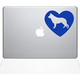 thumbnail image 1 of The Decal Guru Heart German Shepherd Decal Vinyl Sticker, 13" MacBook Air, Dark Blue (1382-MAC-13A-DB), 1 of 1