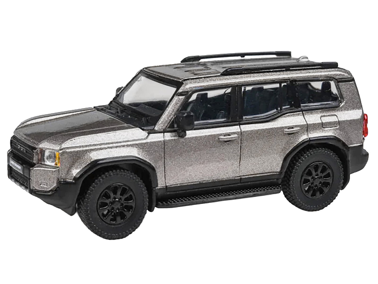 2024 Toyota Land Cruiser 250 Prado Meteor Shower Silver Metallic 1/64 Die Cast Model Car by Paragon