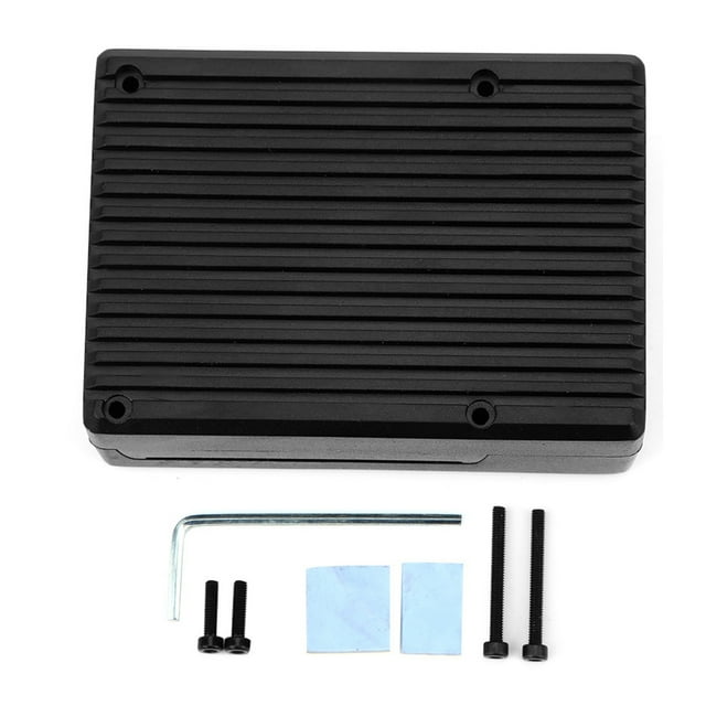 Estuche para Raspberry Pi, carcasa de aleación de aluminio, placa base para Raspberry Pi, cubierta para carcasa de Raspberry Pi, características de vanguardia