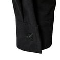 thumbnail image 4 of SSKDBFJG Men's Retro Style Drawstring Tie Long Sleeve Shirt, Casual Men's Tops Standing Collar Shirt (Black)L, 4 of 6