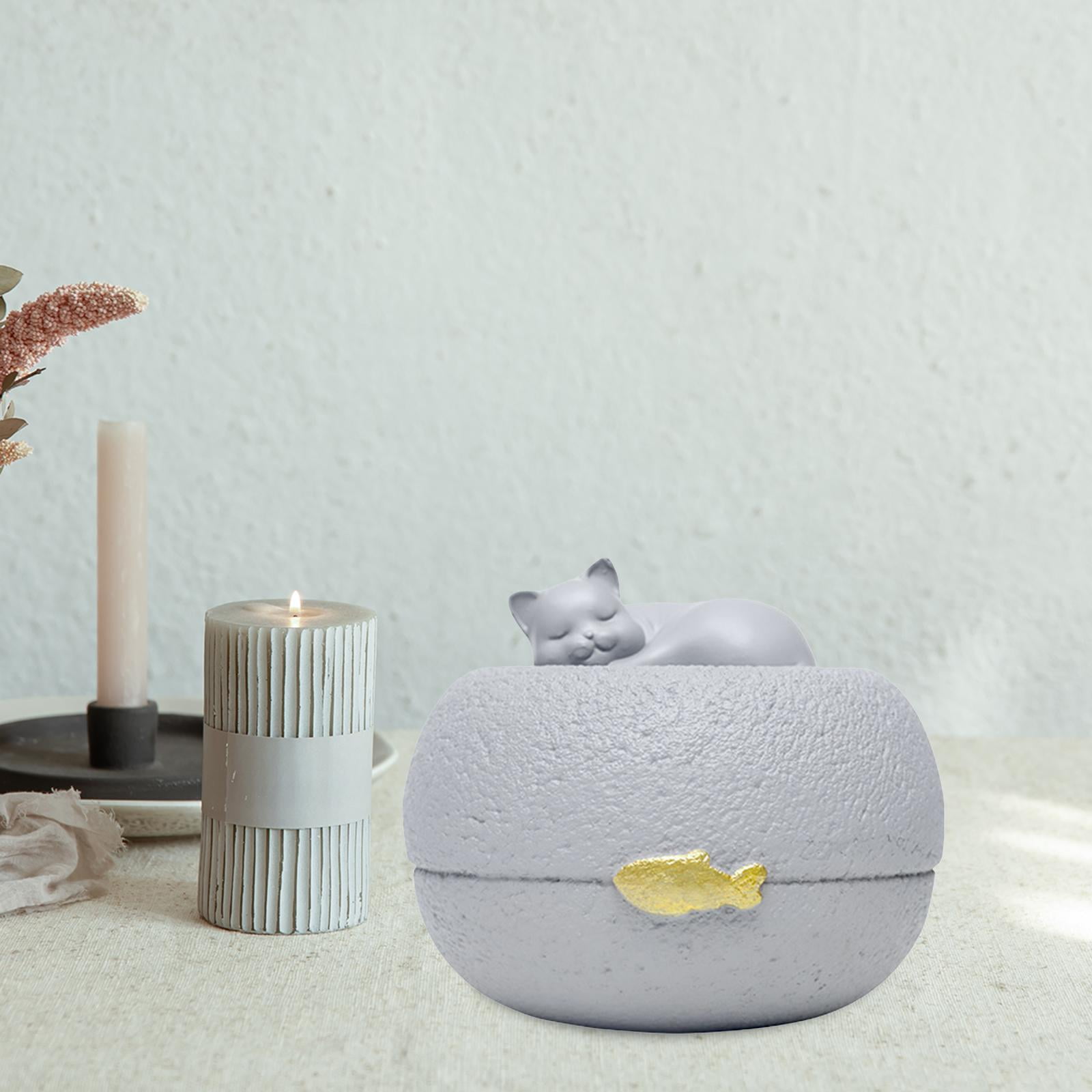 oshhnii Pet Cremation Urn Cremation Memorial Urn Memorable Urn Box Ash Urns for Pets for Cat