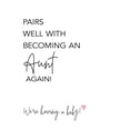 thumbnail image 5 of Pairs Well With Becoming an Aunt Again ● SET of 4 ● GENDER NEUTRAL Minimalist Pregnancy Announcement Wine Labels Baby Announcement Friends Sisters Label Pregnancy Reveal, Alternative to Card A200-4AA, 5 of 5