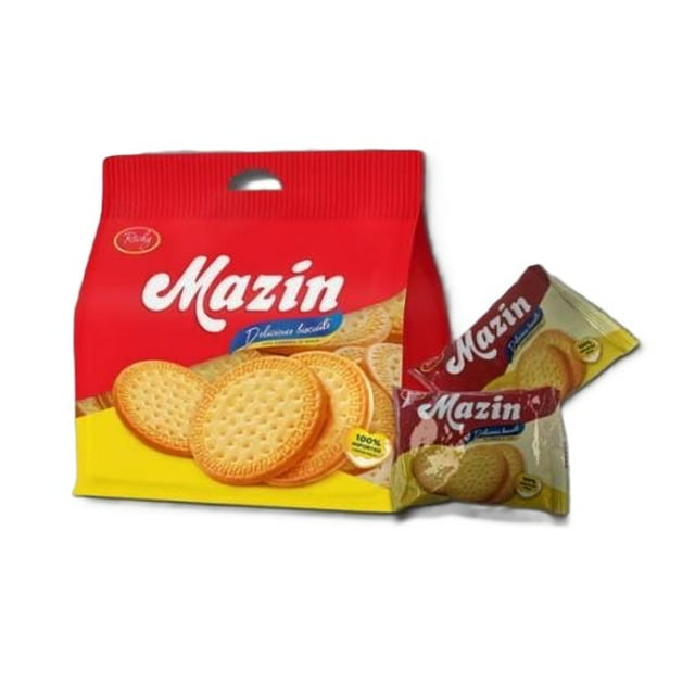 Mazin Milk Biscuit, School Snack/Snack/Lunch pack ( 40 Mini bags)