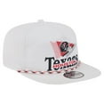 thumbnail image 3 of Men's New Era White Houston Texans Collide Golfer Snapback Hat, 3 of 5
