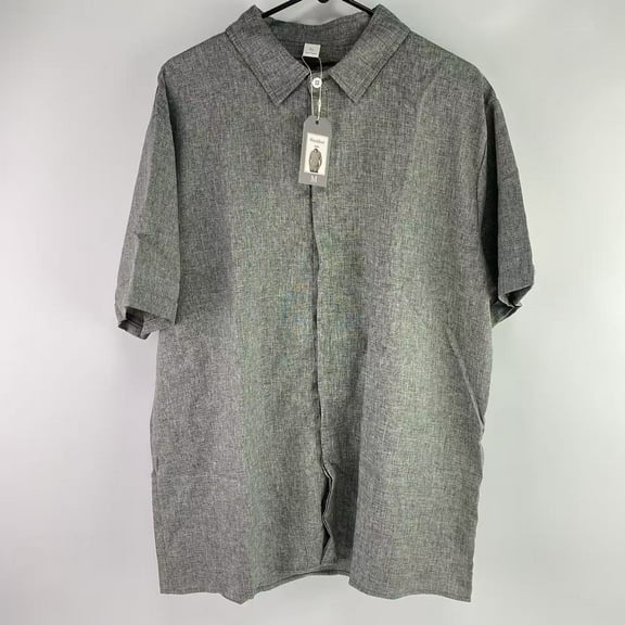 Hioutdoor Shirts,Men's Oxford Shirt Solid Casual Button Down Collar Shirts Long Sleeve Dress Shirts - M