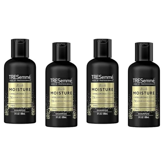 TRESemme Moisture Rich Luxurious Moisture Shampoo 3 oz (Pack of 4)