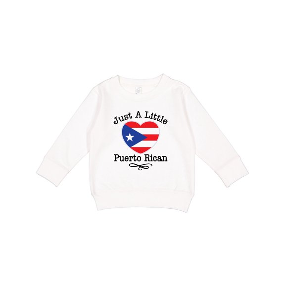 Inktastic Just a Little Puerto Rican Toddler Sweatshirt