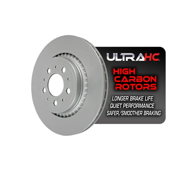 UltraHC Coated High Carbon Brake Rotor, Rear UR000951, Volvo XC90 2013-2003
