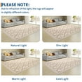 thumbnail image 6 of HOMERRY Floral Print Non Slip Area Rug 9' x 12' for Living Room Washable Indoor Carpet, Camel, 6 of 6