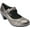 Pewter, variant on women's summer pump,black calf,us 7.5 n