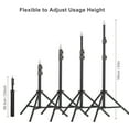 thumbnail image 3 of Andoer 160cm63in Portable Metal Stand Heavy Duty Adjustable Photography Tripod Stand with 14 Inch Screw for Studio Reflector Softbox Video Ring, 3 of 6