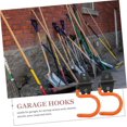 thumbnail image 2 of 3 Pieces Garage Hook Wall Hook Storage Mop Iron, 2 of 4