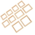 thumbnail image 3 of Monyance mini photo frame 10pcs Mini Wooden Picture Frame for Home Wall Art(1.77X1.77X0.59Inches), 3 of 10