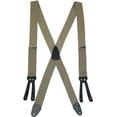 thumbnail image 1 of CTM®  Elastic Basic X-Back Button-End Suspenders (Men's), 1 of 2