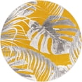thumbnail image 2 of Rugs.com Blossom Collection Rug – 5 Ft Round Yellow Medium Rug Perfect For Kitchens, Dining Rooms, 2 of 8