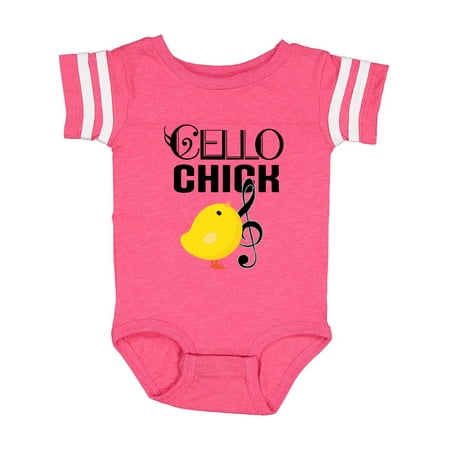 

Inktastic Cello Chick Cellist Orchestra Music Gift Baby Girl Bodysuit