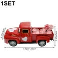 thumbnail image 2 of Jiibva Vintage Pickup Truck Model With Heart Retro Truck Decor Collectible Vehicle Decoration Alloy Pickup Truck Figurine For Christmas Tabletop Decorations, 2 of 7