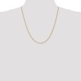 thumbnail image 2 of 14k Yellow Gold 22 Inch 2mm Rope Chain Necklace Pendant Charm, 2 of 9