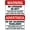 Warning Sign 4, variant on No Left Turn Sign - 8"x12" Vintage Metal Warning Sign, Traffic Rule Decor for Home Farm Bar Coffee Shop Club Street Road Intersection