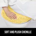 thumbnail image 4 of Tapa de inodoro GORILLA GRIP Soft Chenille Yellow 49,5 x 47 cm, 4 of 9