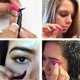 thumbnail image 5 of 2 piezas de plantilla de delineador de ojos con forma de ala, herramientas profesionales de maquillaje cosmético con forma de ala de silicona, clásicas y dramáticas - Rosa, clásica, 5 of 5