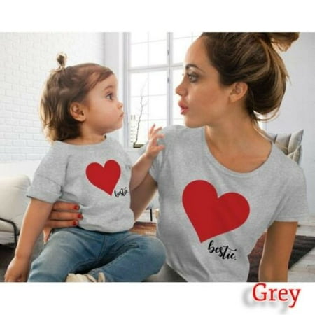 

Mum Child Tops Partner Look Family Crop Top Women s Shirts Girls Tops Dresses Mother Daughter Festive Family Clothing Matching