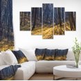 thumbnail image 1 of Forêt d'Automne Épaisse - Œuvre d'Art sur Toile Surdimensionnée, 1 of 3