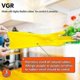 thumbnail image 4 of 1 Pair Reusable Household Cleaning Gloves, Rubber Dish Gloves, Extra Thick, Long Sleeves, (Size L), 4 of 5