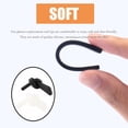 thumbnail image 5 of Replacement Glasses End Tips, Anti-Slip Silicone Ear Sock Pieces Tube Sleeve Eyewear Temple Tips for Thin Metal Eyeglass Legs(Black,10pairs), 5 of 8